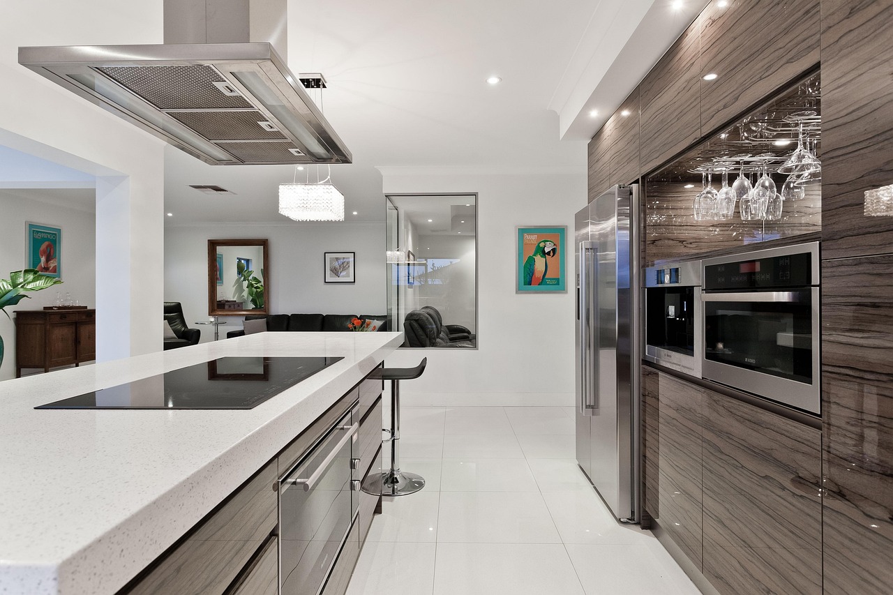 Luxury Kitchen With Stainless Steel Appliances