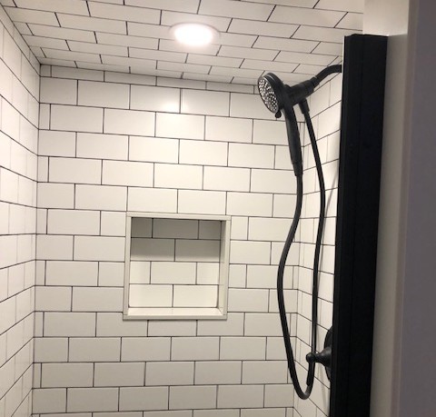 Bathroom shower renovation